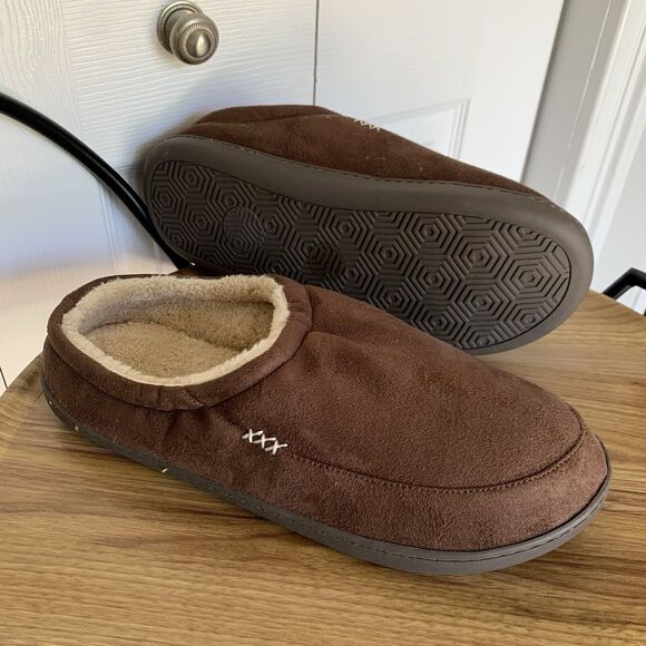 NewDenBer Men's Cozy Memory Foam Slippers Soft Slip on Indoor Outdoor Clog House - Picture 10 of 15